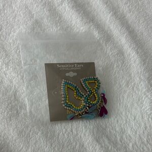 Colorful Beaded Earrings for Sensitive Ears